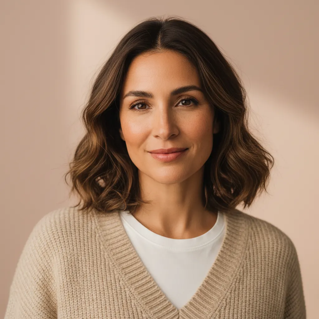 A women on better hair & skin care