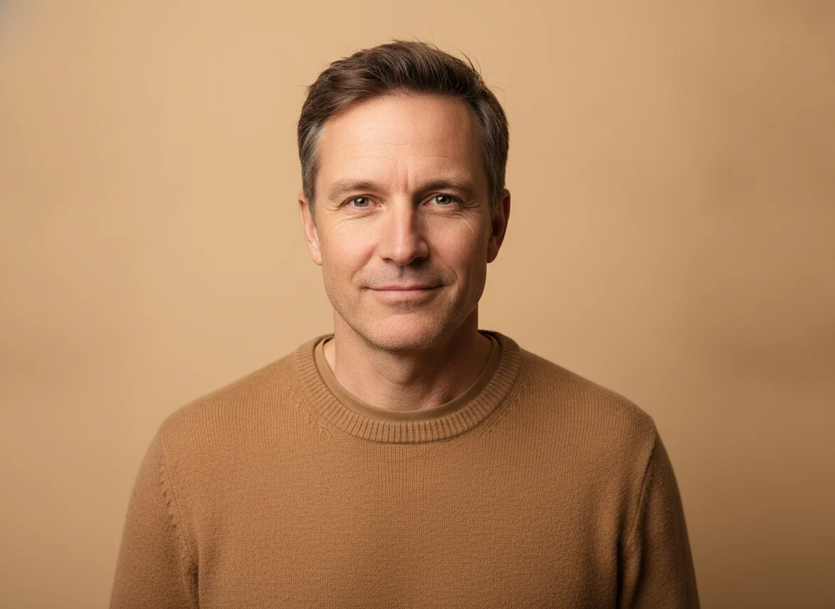 A healthy, confident man